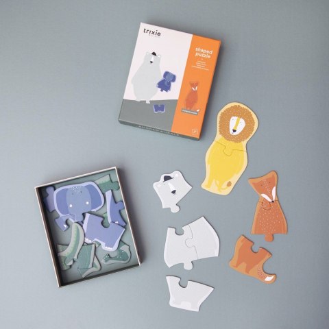 Puzzle w kształcie zwierzątek Trixie Baby