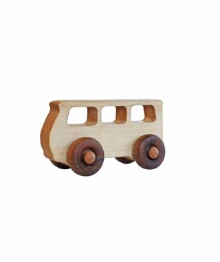 Wooden Story Drewniana Zabawka na Kółkach Autobus