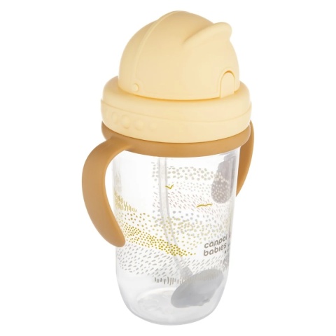 Canpol Kubek niekapek z rurką i odważnikiem 270 ml Mountains