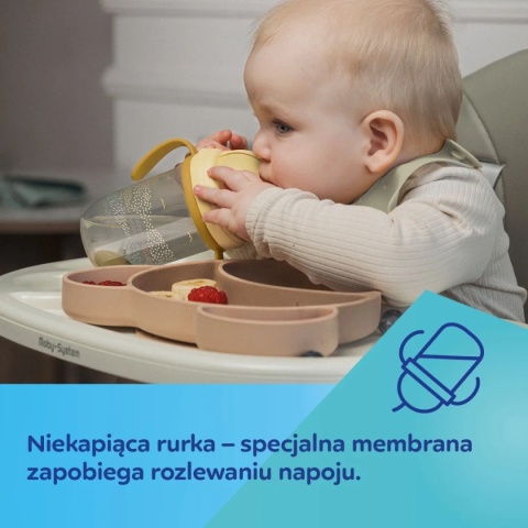 Canpol Kubek niekapek z rurką i odważnikiem 270 ml Mountains