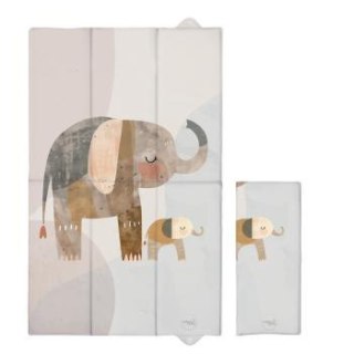 Składana mata do przewijania duża Ceba 50x80 Basic Elephant Family