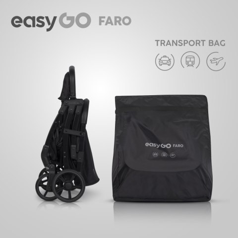Wózek spacerowy dziecięcy EasyGo Faro Ebony Czarny