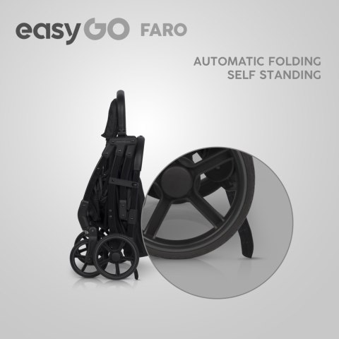 Wózek spacerowy dziecięcy EasyGo Faro Ebony Czarny