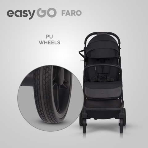 Wózek spacerowy dziecięcy EasyGo Faro Ebony Czarny