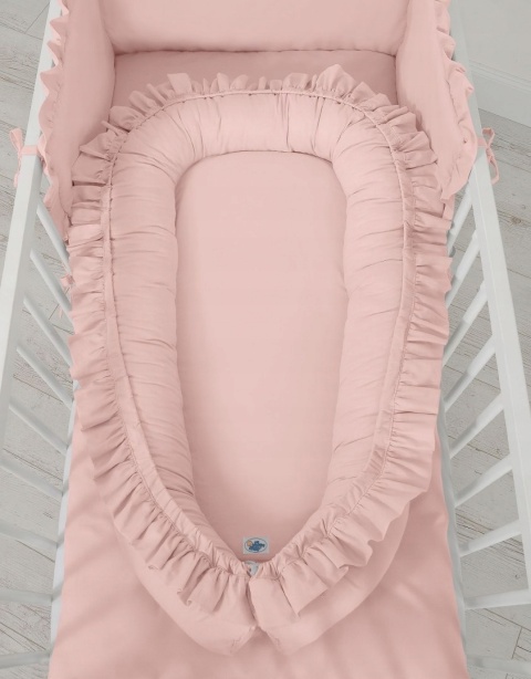 Zestaw prezentowy dla noworodka wyprawka Baby shower - Brudny Róż
