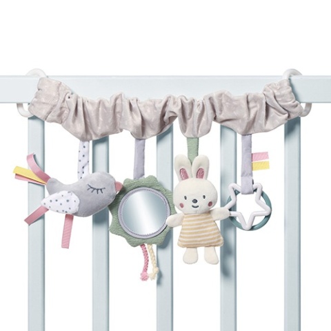 Babyono Zabawka edukacyjna - zawieszka do wózka i fotelika Nature