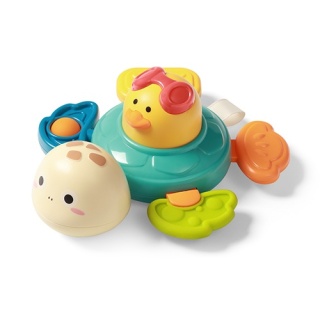 Babyono Zabawka sensoryczna z przyssawką Turtle