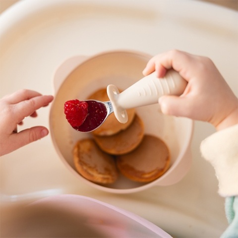 Babyono Sztućce dla dzieci ze stali nierdzewnej szałwiowe