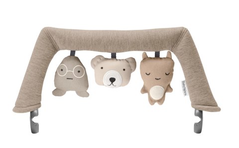 BABYBJORN - zabawka do leżaczka - Soft Friends, neutrals
