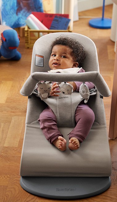 BABYBJORN - zabawka do leżaczka - Soft Friends, neutrals