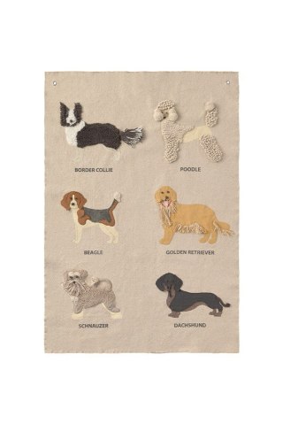 Dekoracja na ścianę Dogs Psy Wouf Wouf, Lorena Canals