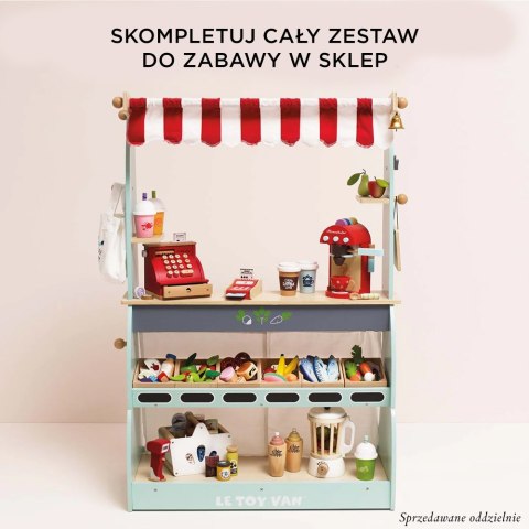 Drewniane jabłka i gruszki w skrzynce, zabawka dla dzieci, sklep Le Toy Van