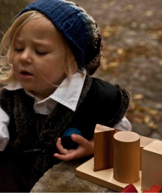 Wooden Story Drewniane Klocki do Sortowania Kształtów - Kolorowe XL