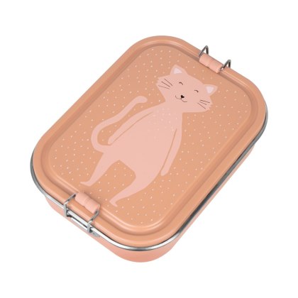 Duży stalowy lunch box - Kot Trixie Baby