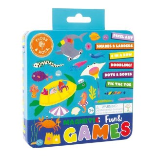 Gry magnetyczne w puszce 6w1 - Ocean