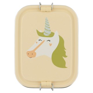 Mały stalowy lunchbox - Jednorożec Trixie Baby