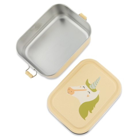 Mały stalowy lunchbox - Jednorożec Trixie Baby