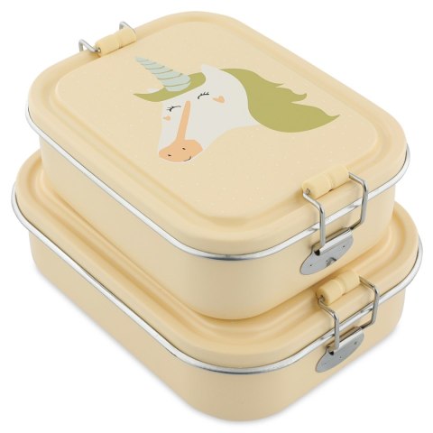 Mały stalowy lunchbox - Jednorożec Trixie Baby