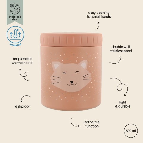 Termiczny pojemnik na jedzenie 500 ml - Termos Kot Trixie Baby