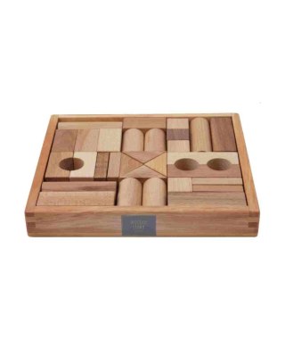 Wooden Story Drewniane Klocki w Skrzynce - Naturalne, 30 Elementów