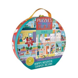 Floss & Rock Szczęśliwy Szpital Puzzle 100 elementów