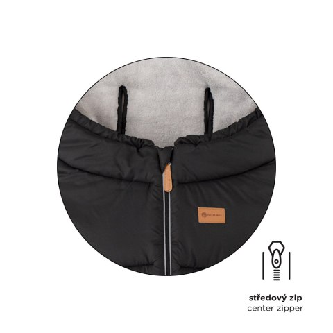 Petite&Mars Zimowy śpiworek do wózka Jibot 3w1 Ink Black