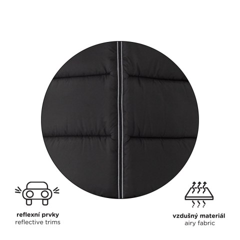 Petite&Mars Zimowy śpiworek do wózka Jibot 3w1 Ink Black