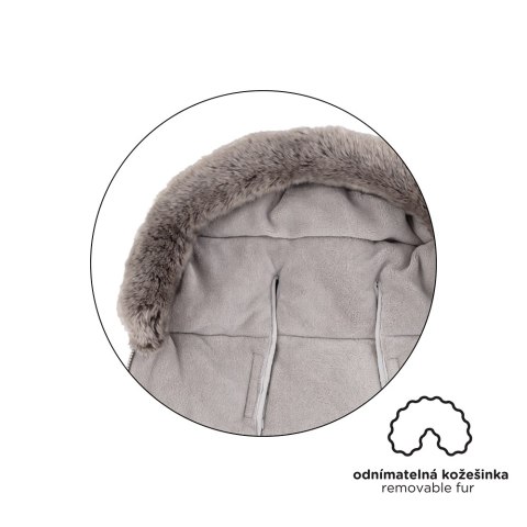 Petite&Mars Zimowy śpiworek Comfy 4w1 Mocha Mousse
