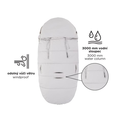 Petite&Mars Zimowy śpiworek Comfy 4w1 Mocha Mousse