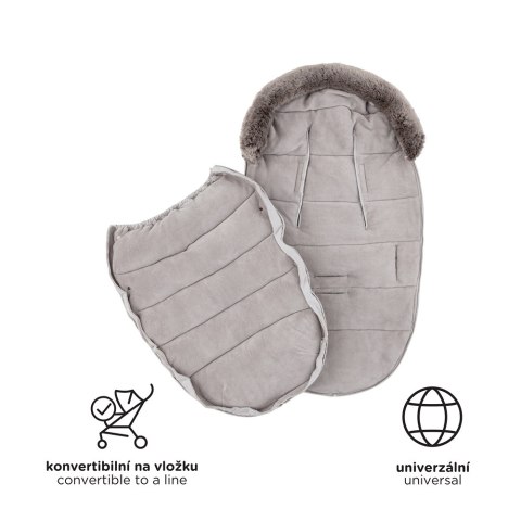 Petite&Mars Zimowy śpiworek Comfy 4w1 Mocha Mousse