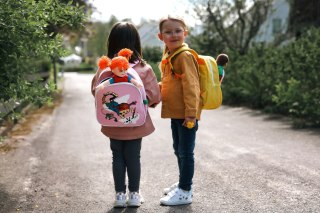 Plecak dla dzieci różowy akcesoria zabawka dla przedszkolaka wyprawka Pippi