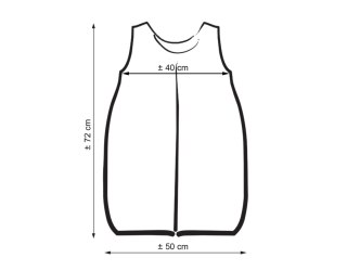 Śpiworek niemowlęcy- Simple słonie niebieskie