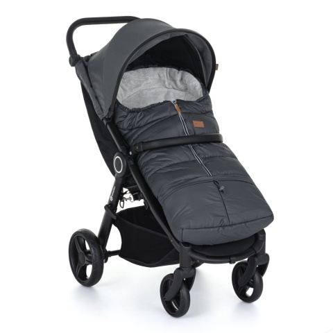 Petite&Mars Zimowy śpiworek do wózka Jibot 3w1 Ink Black