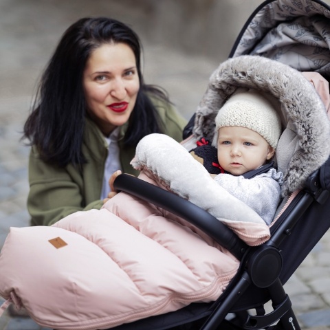 Petite&Mars Zimowy śpiworek Comfy 4w1 Mocha Mousse