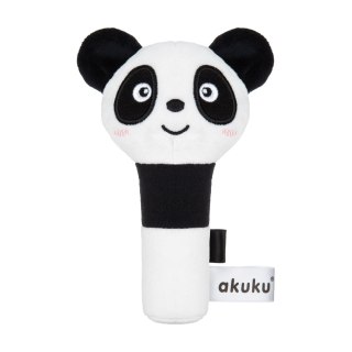 Akuku Zabawka sensoryczna kontrastowa Piszczek Panda