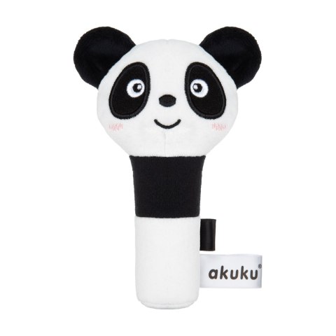 Akuku Zabawka sensoryczna kontrastowa Piszczek Panda