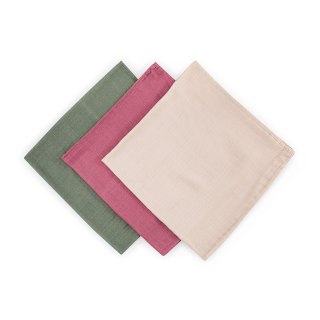 Petite&Mars Zestaw pieluszek z muślinu bambusowego 3 szt 68x68 cm Botanic Tones