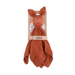 Bambusowa muślinowa przytulanka Petite&Mars Hugo Cinnamon Spice