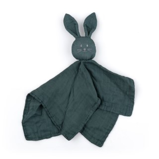 Petite&Mars Bambusowa muślinowa przytulanka Hugo Misty Green