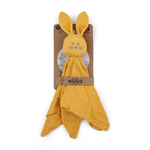 Petite&Mars Bambusowa muślinowa przytulanka Hugo Intense Ochre