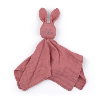Petite&Mars Bambusowa muślinowa przytulanka Hugo Dusty Rose