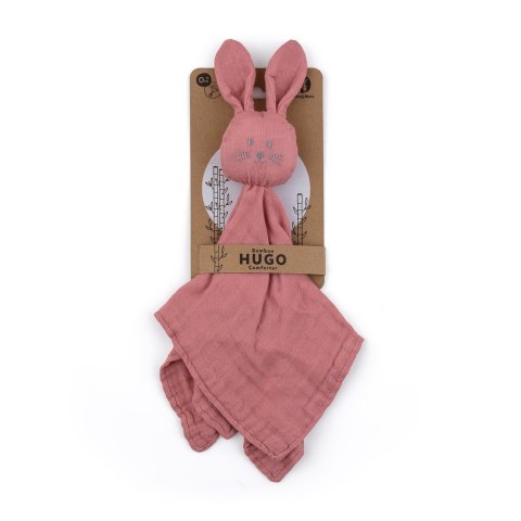 Petite&Mars Bambusowa muślinowa przytulanka Hugo Dusty Rose