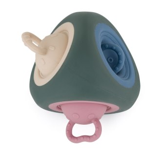 Petite&Mars Silikonowa zabawka sensoryczna Pop Triangle Misty Green 6 m+