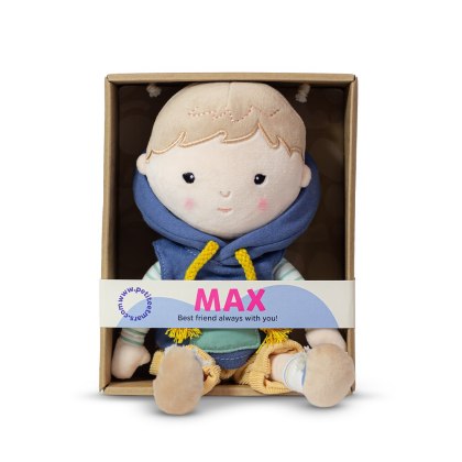 Petite&Mars Pluszowa laleczka lalka Max 0+ 35 cm