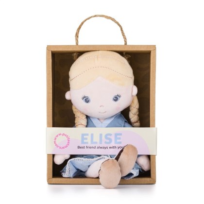 Petite&Mars Pluszowa laleczka Elise 0+ 35 cm
