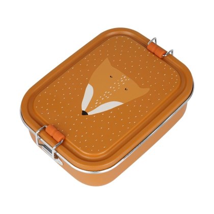 Mały stalowy lunch box - Lis Trixie Baby