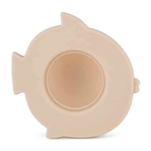 Petite&Mars Silikonowa zabawka pop-up Fish Fiona Dusty Rose 6 m+