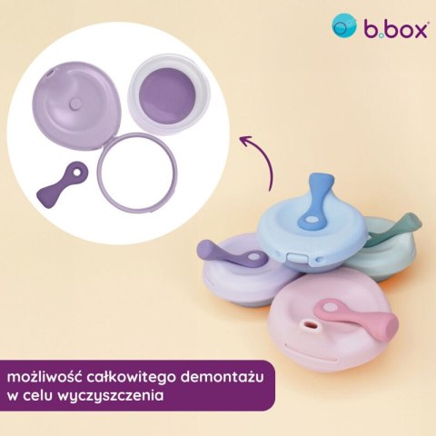 B.Box fill+feed Silikonowa miseczka z pokrywką do karmienia szałwia
