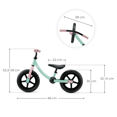 Kinderkraft Rowerek biegowy 2WAY Next offroad candy mint