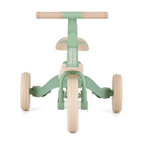Petite&Mars Wielofunkcyjny rowerek trójkołowy 5w1 Turbo - Green twist